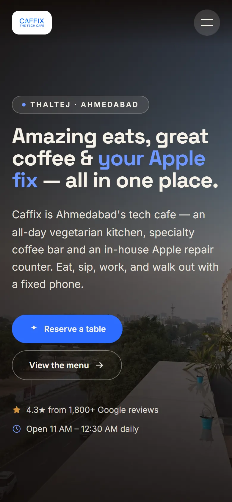 Caffix app screenshot